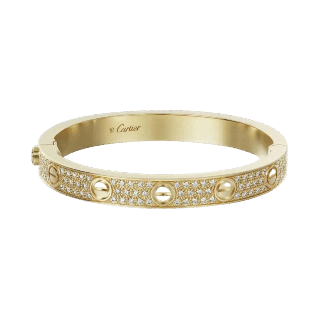 Love Bracelet, Classic Model, Paved,