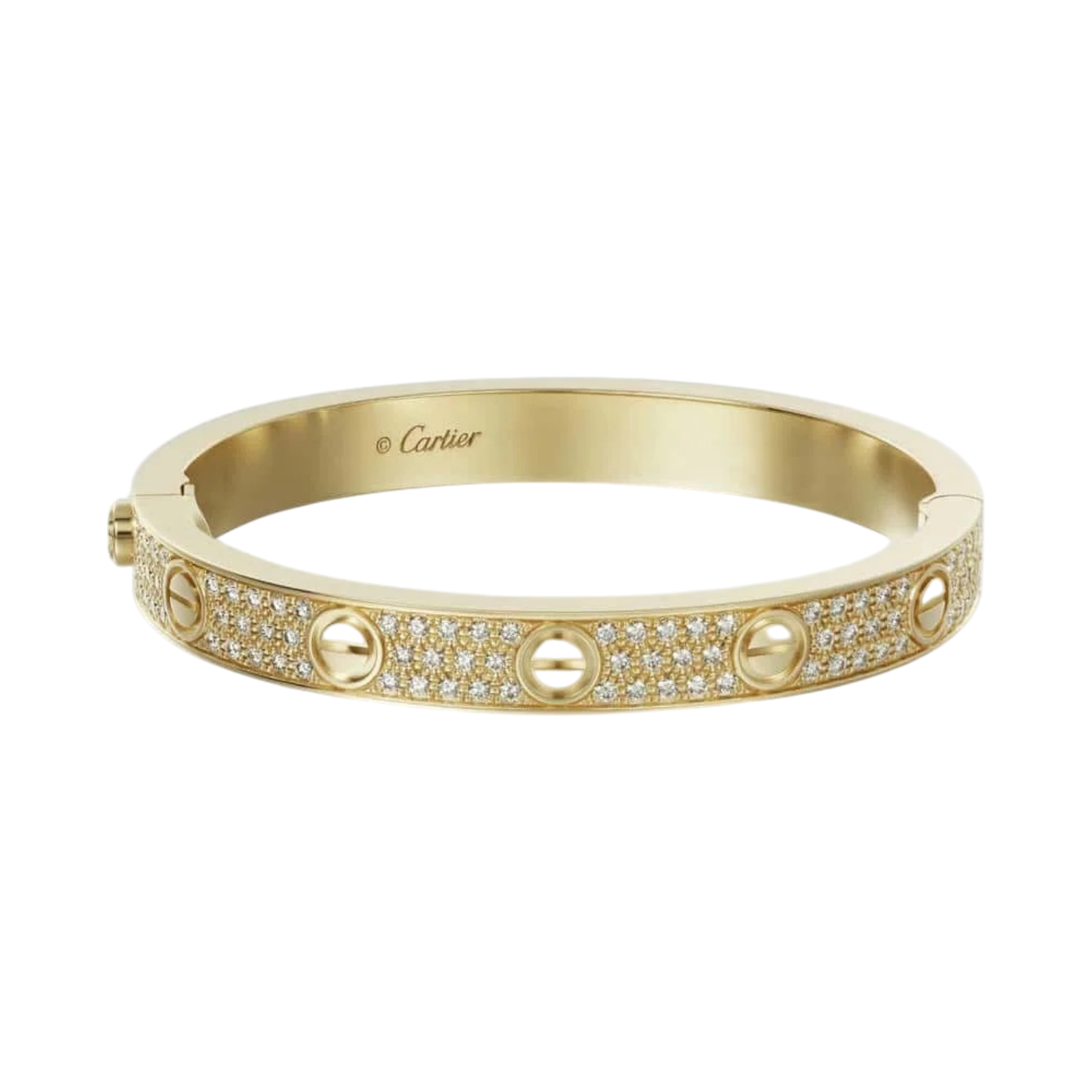 Love Bracelet, Classic Model, Paved,