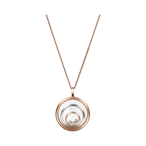Happy Spirit Pendant, Ethical Rose Gold, Ethical White Gold, Diamonds