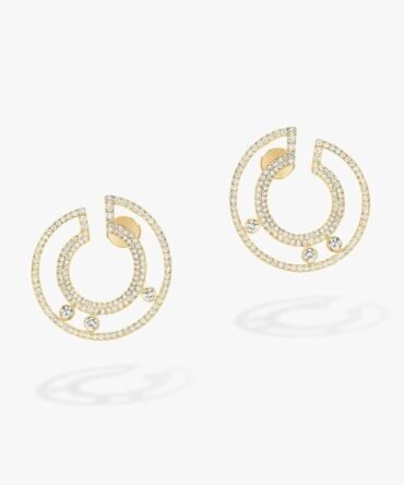Move Romane Pave Hoops PM Earrings