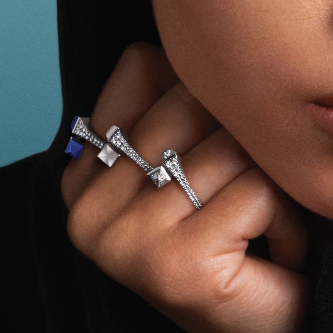 Cleo Full Diamond Slim Ring