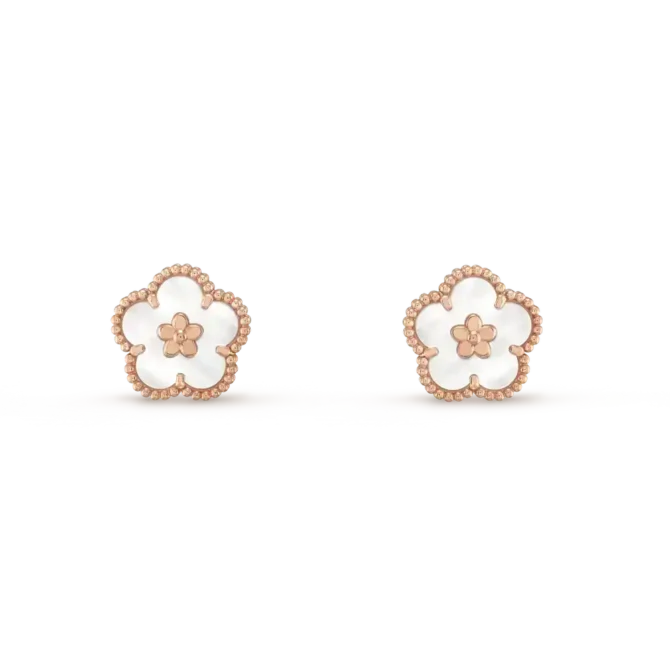 Lucky Spring Earrings, Plum Blossom