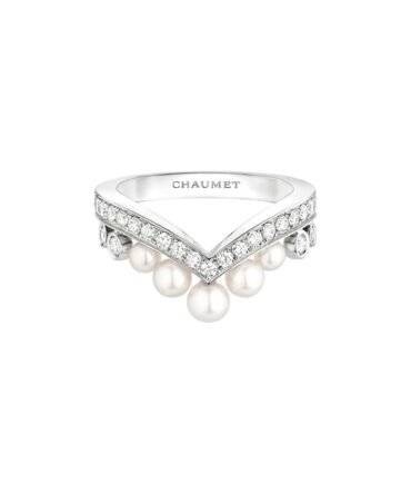 Joséphine Aigrette Ring, Pearls, Diamonds
