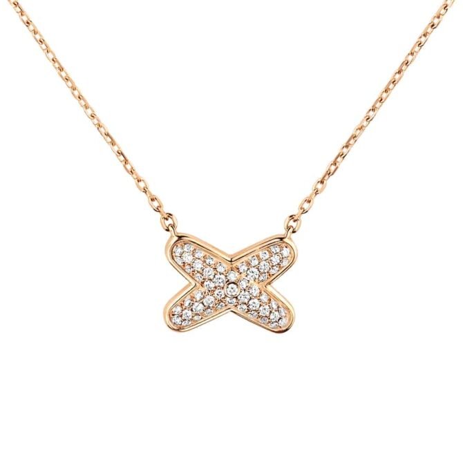 Jeux de Liens Necklace , Diamonds