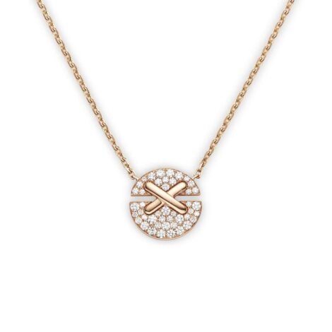 Jeux De Liens Harmony Pendant, Small Model, Diamonds