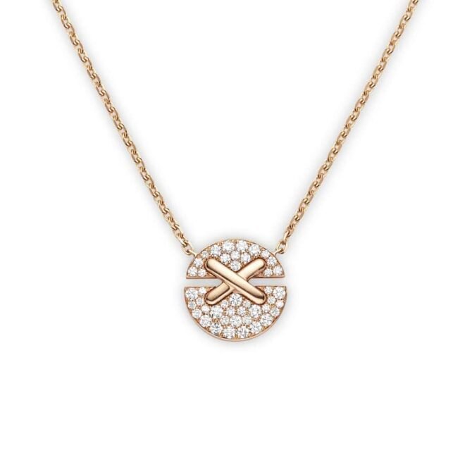 Jeux De Liens Harmony Pendant, Small Model, Diamonds