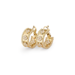 Perlée Clovers Hoop Earrings