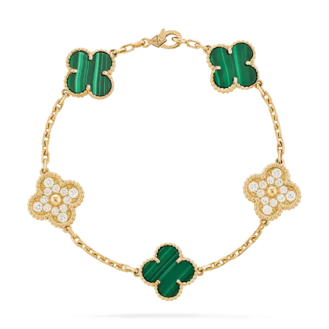 Vintage Alhambra Bracelet, 5 Motifs