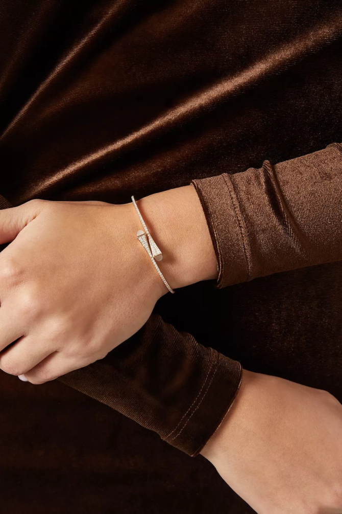 Cleo Diamond Slim Slip-On Bracelet