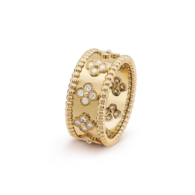 Perlée Clovers Ring, Medium Model