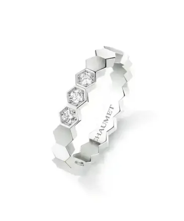 Bee de Chaumet Ring White Gold, Diamonds, 3.5mm