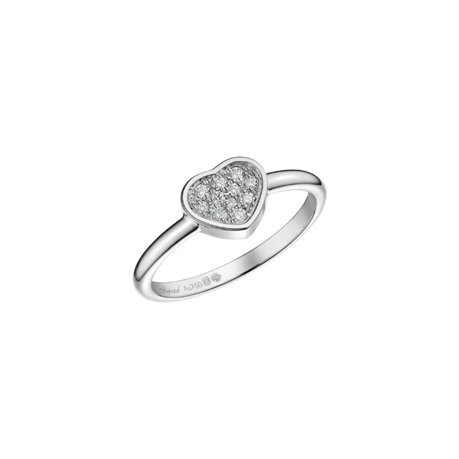 My Happy Hearts Ring, Ethical White Gold, Diamonds