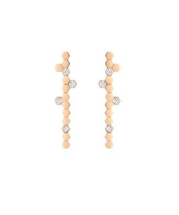 Bee de Chaumet Earrings Rose Gold, Diamonds