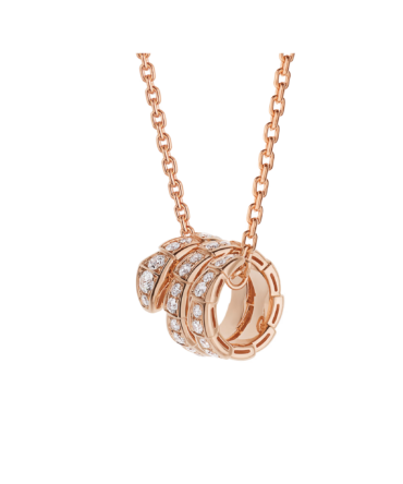 Serpenti Viper Necklace, Full Pave