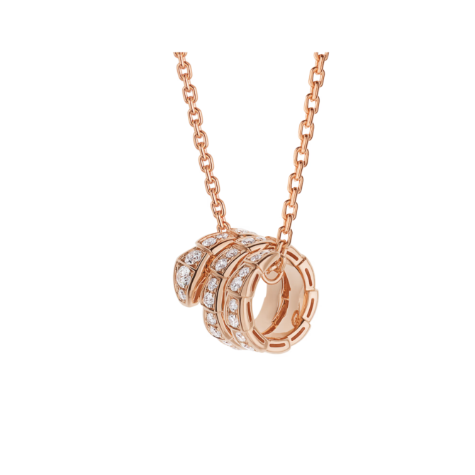 Serpenti Viper Necklace, Full Pave