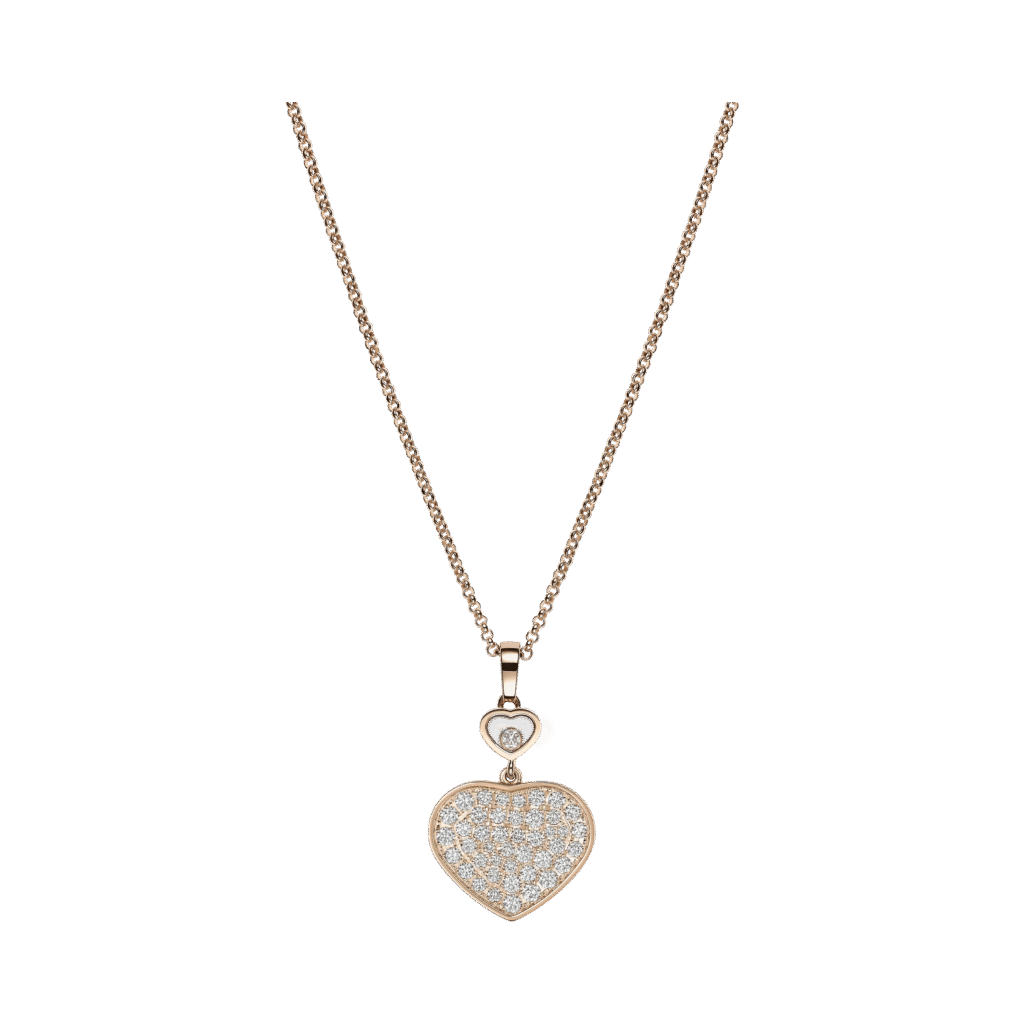 Happy Hearts Pendant, Diamonds Necklace