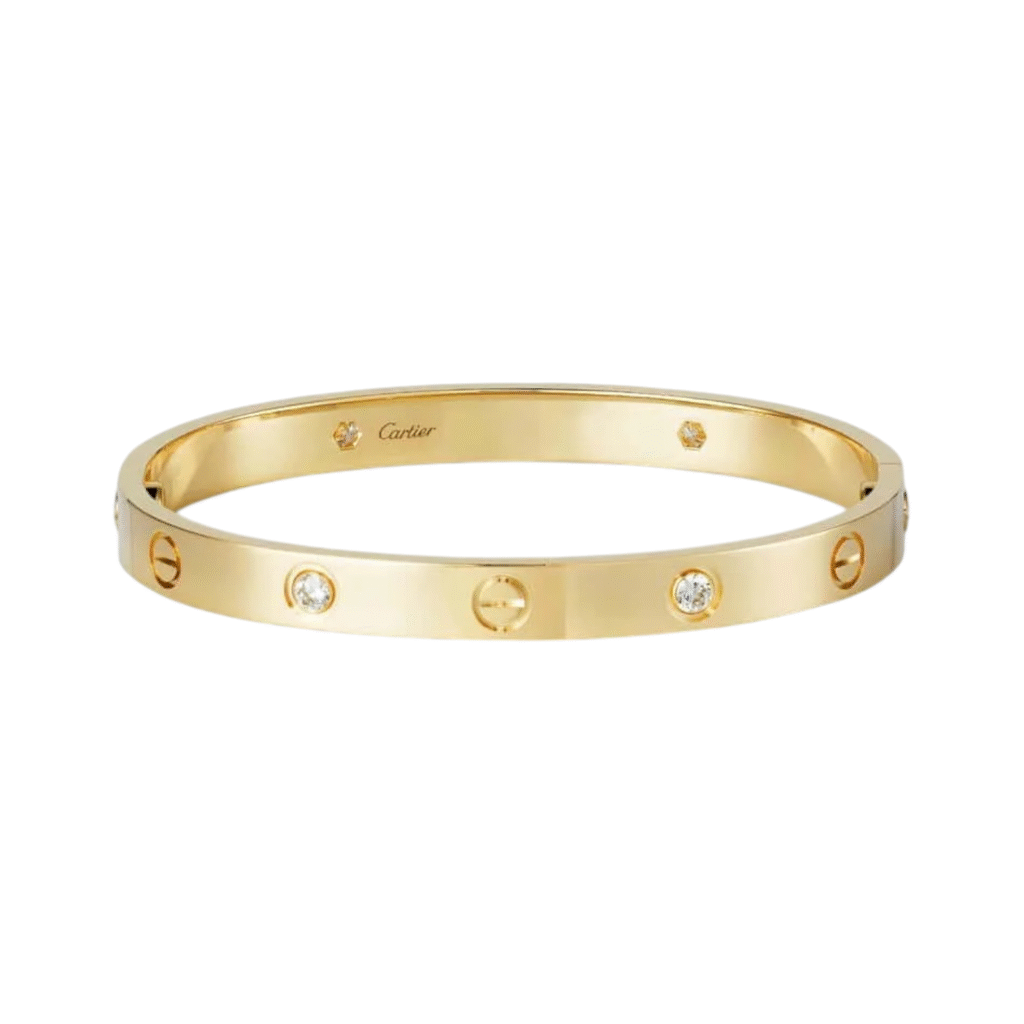 Love Bracelet, Classic Model, 4 Diamonds