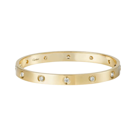 Love Bracelet, Classic Model,10 Diamonds