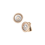 Happy Spirit Earrings,  Ethical Rose Gold, Ethical White Gold, Diamonds