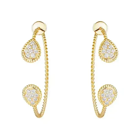 Serpent Bohème Hoop Earrings, S-Shaped Motifs