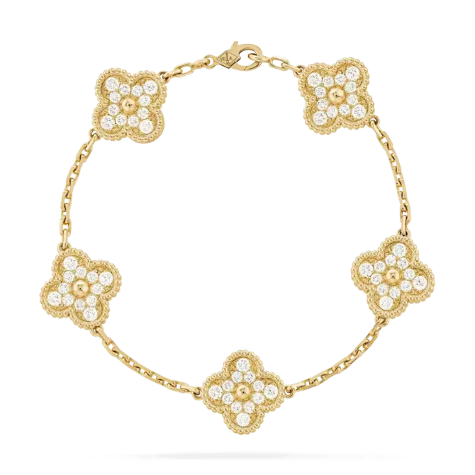 Vintage Alhambra Bracelet, 5  Motifs
