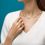 Frivole Necklace, 9 flowers - Image 2