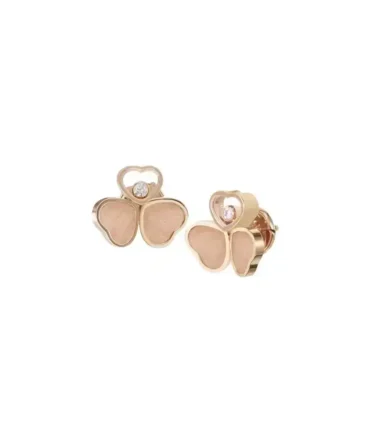 Happy Hearts Wings Earrings, Diamonds