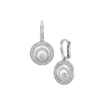Happy Spirit Earrings, Ethical White Gold, Diamonds