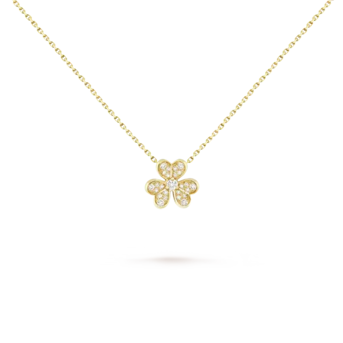 Frivole Pendant, Mini Model, Diamonds