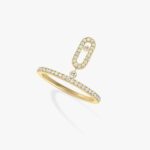 Move Uno Pavé Drop Ring
