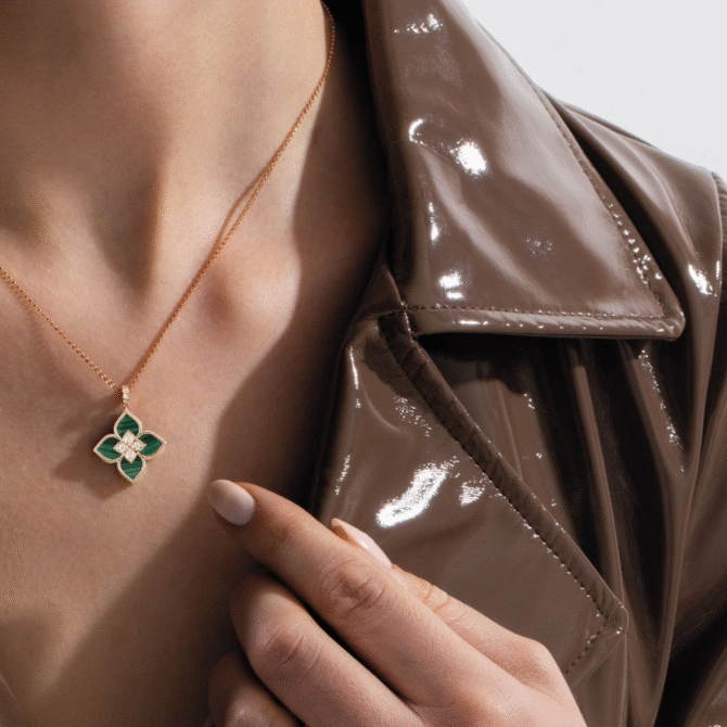 Venetian Princess Pendant with Diamonds