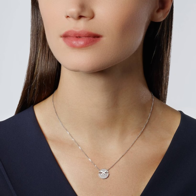 Jeux De Liens Harmony Pendant, Small Model, Diamonds