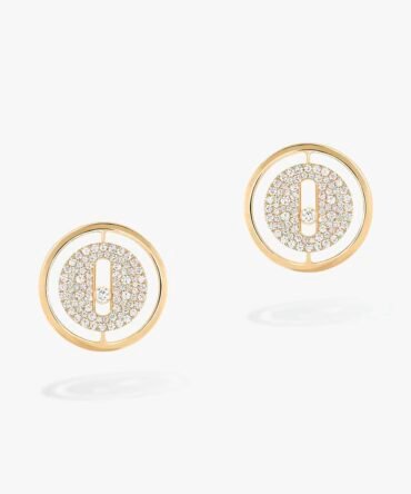 Lucky Move Diamond Pavé Stud Earrings