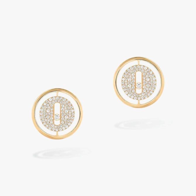 Lucky Move Diamond Pavé Stud Earrings