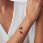 Lucky Spring Bracelet, Ladybug Closed Wings - Image 2