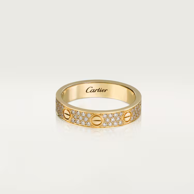 Love Ring, Small Model, Paved