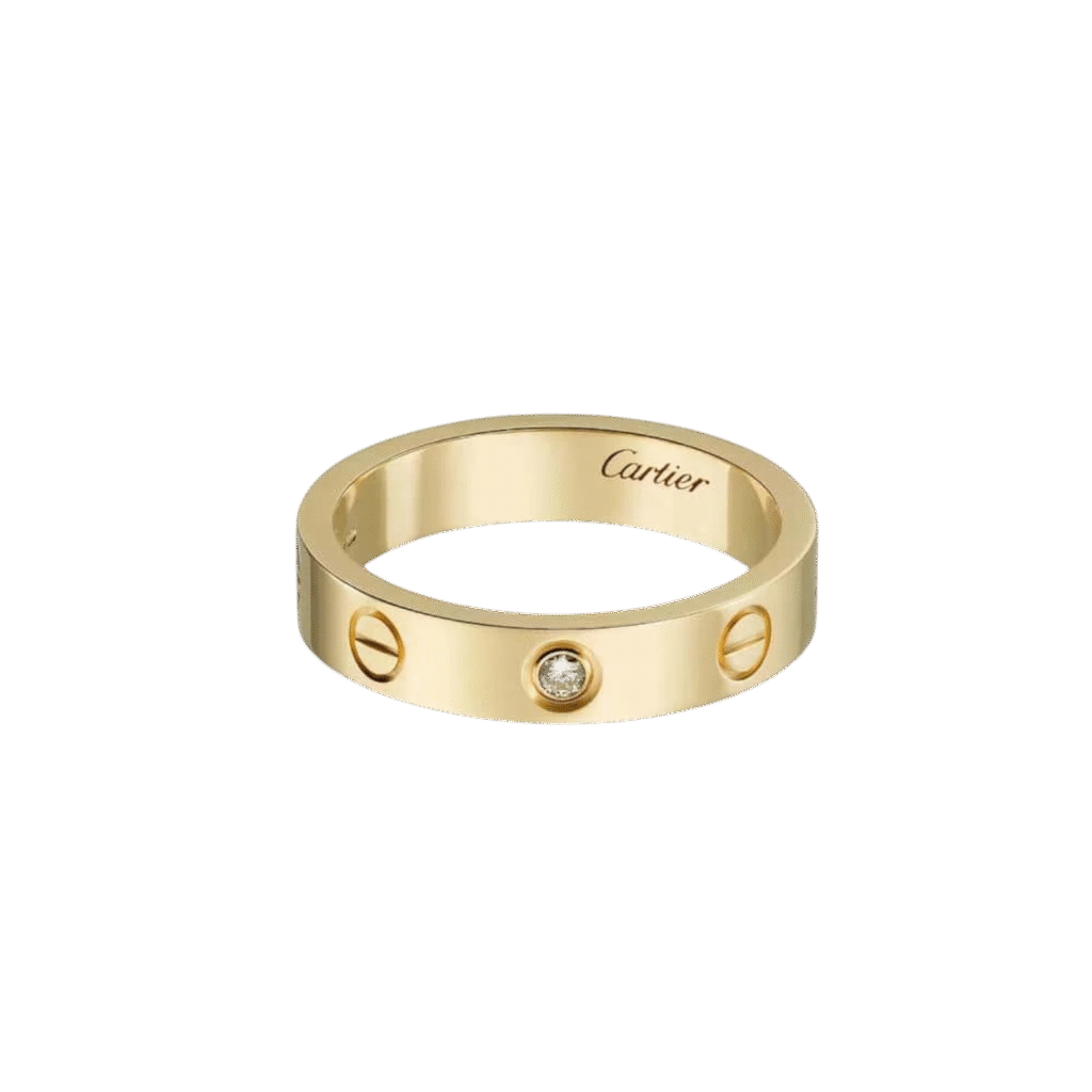 Love Ring, Small Model, 1 Diamond