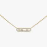 Baby Move Pavé Diamond Necklace