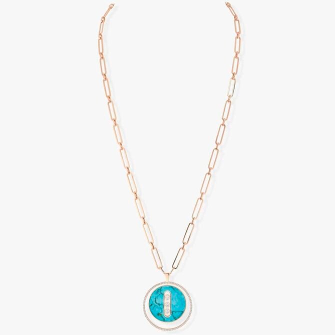 Turquoise Lucky Move Long Necklace LM