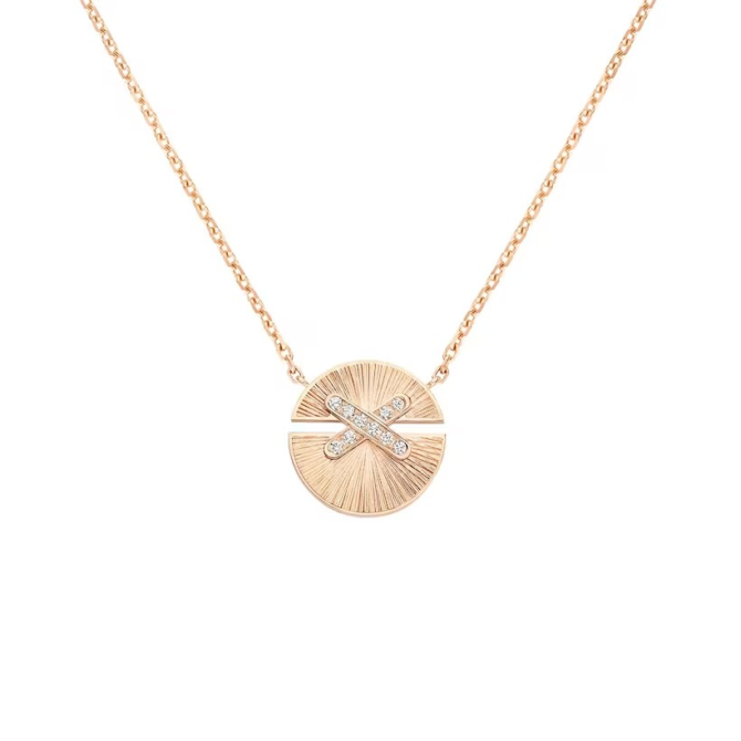 Jeux de Liens Harmony Small Necklace 0.06ct