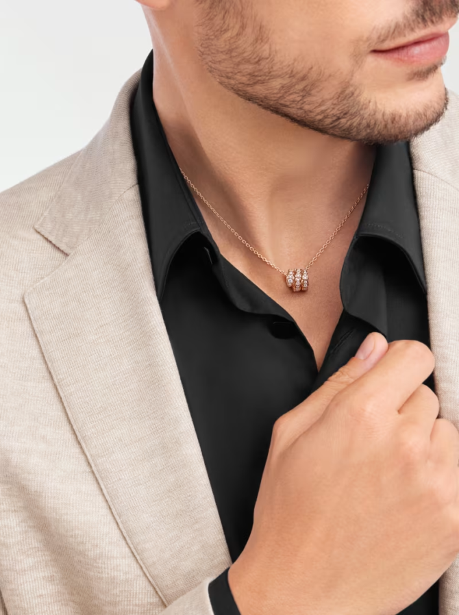 Serpenti Viper Necklace, Full Pave