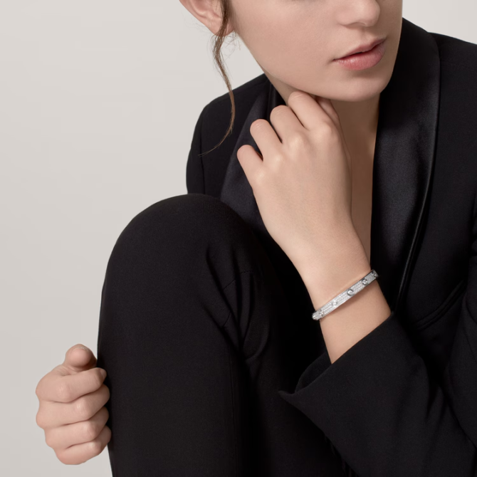 Love Bracelet, Classic Model, 12 Diamonds, Paved