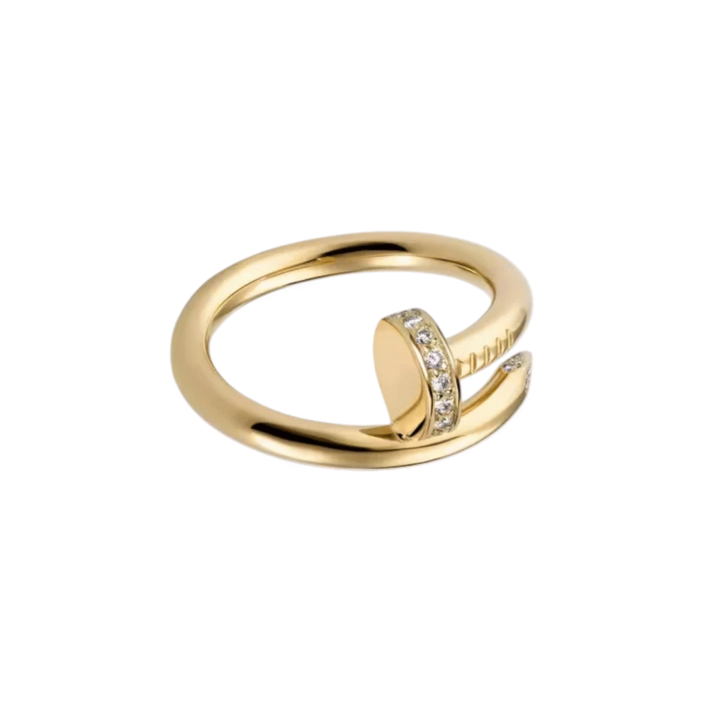 Juste Un Clou Ring, Classic Model, Diamonds