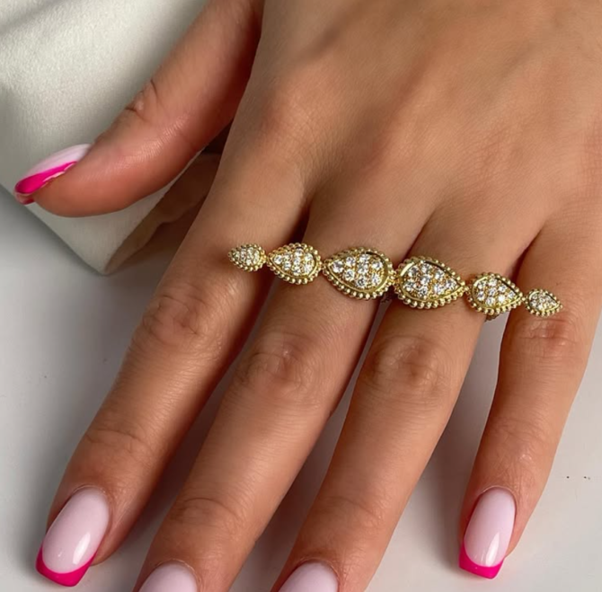Two-Finger Serpent Boheme Ring