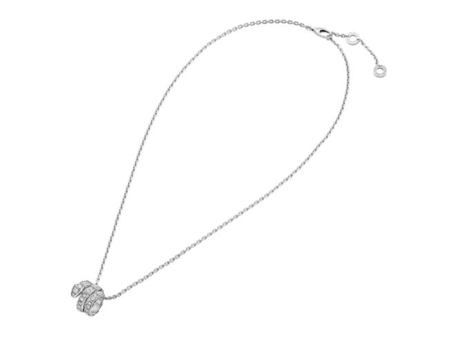 Serpenti Viper Necklace, Full Pave
