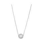 Happy Spirit Necklace, Ethical White Gold, Diamonds