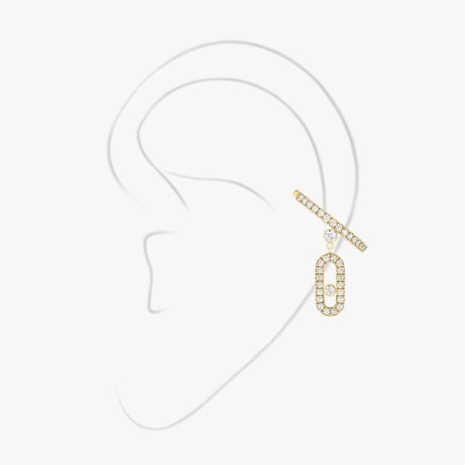 Move Uno Single Clip Pavé Drop Pendant