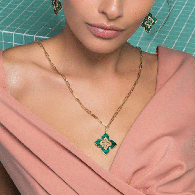 Venetian Princess Pendant with Diamonds