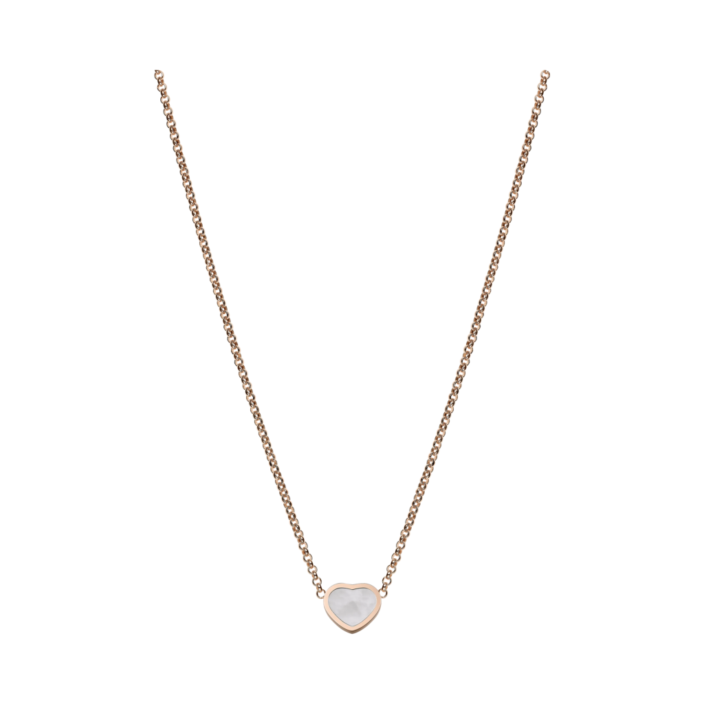My Happy Hearts Necklace, Ethical Rose Gold