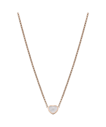 My Happy Hearts Necklace, Ethical Rose Gold